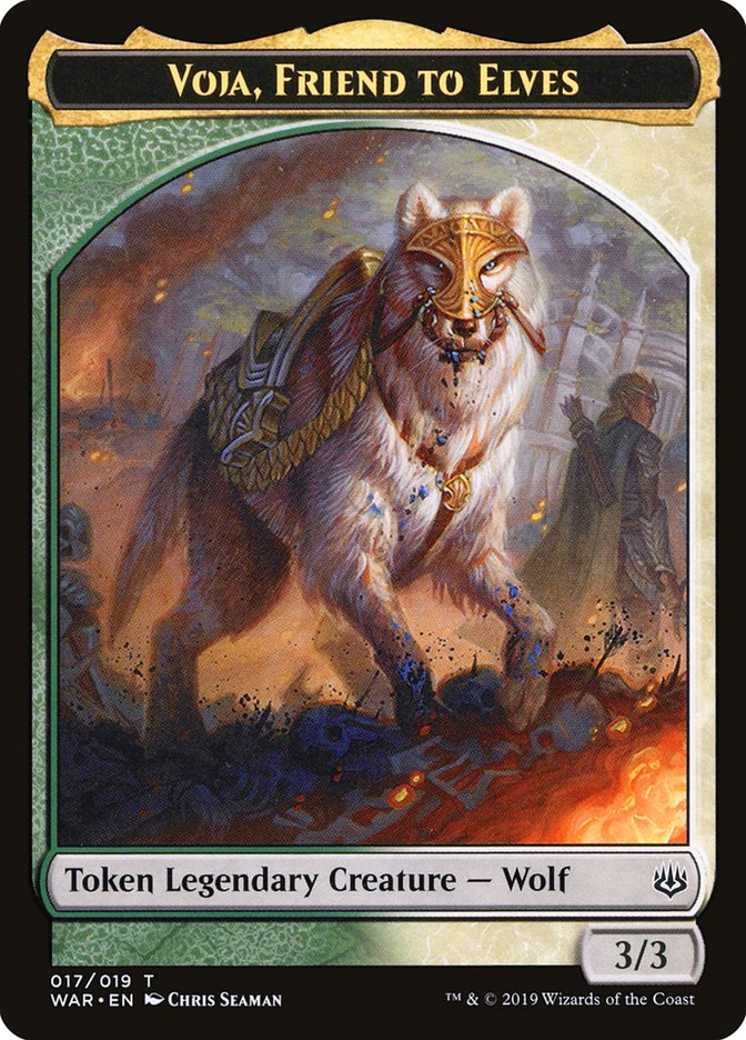 Voja, Friend to Elves Token [War of the Spark Tokens] | I Want That Stuff Brandon