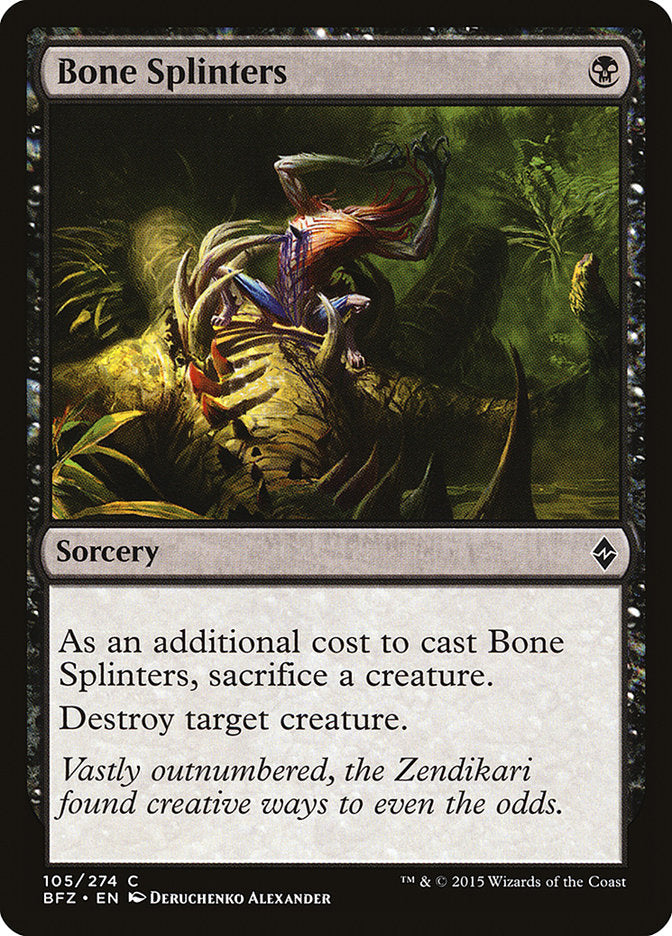 Bone Splinters [Battle for Zendikar] | I Want That Stuff Brandon