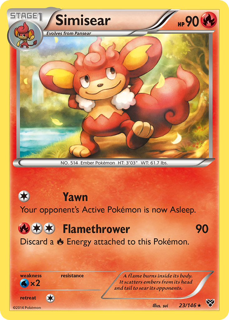 Simisear (23/146) [XY: Base Set] | I Want That Stuff Brandon