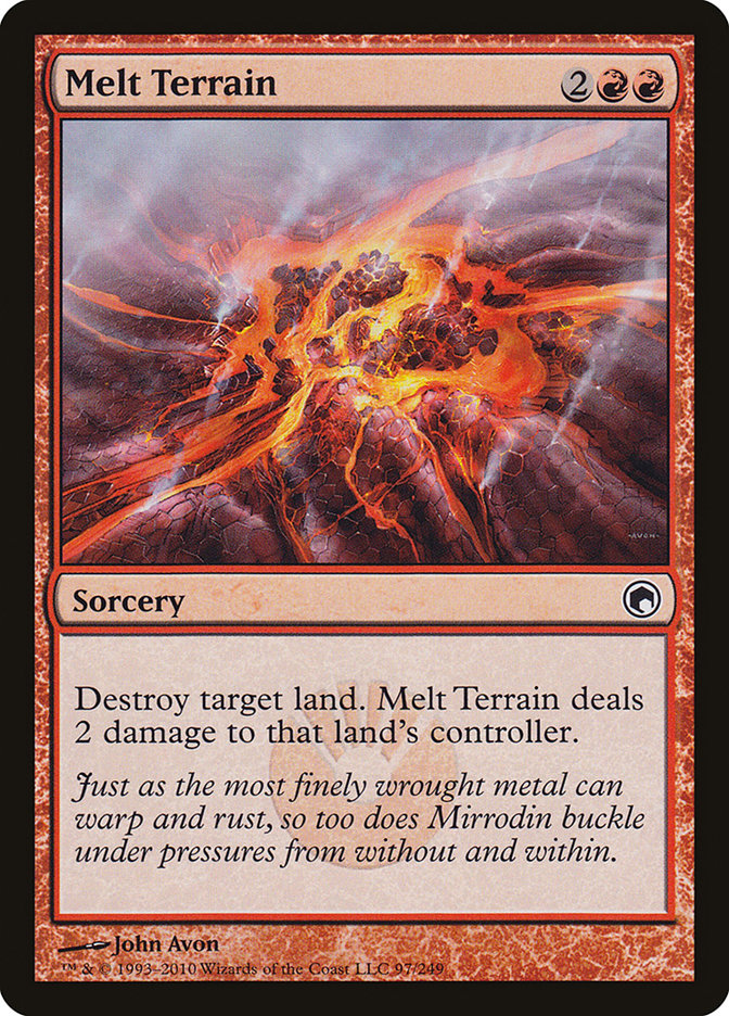 Melt Terrain [Scars of Mirrodin] | I Want That Stuff Brandon