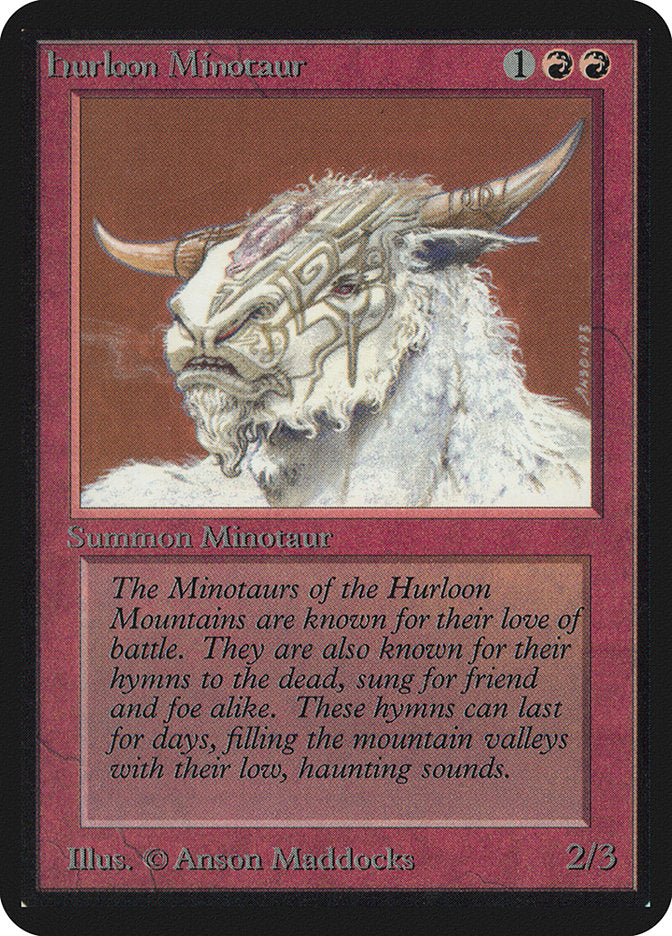 Hurloon Minotaur [Alpha Edition] | I Want That Stuff Brandon