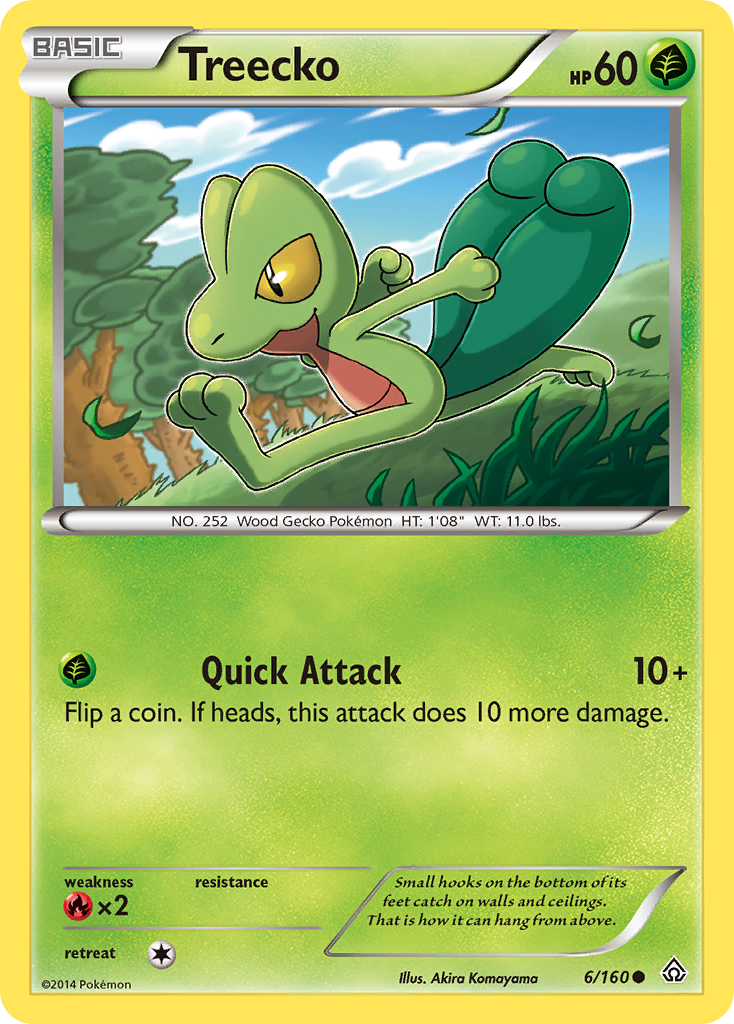 Treecko (6/160) [XY: Primal Clash] | I Want That Stuff Brandon