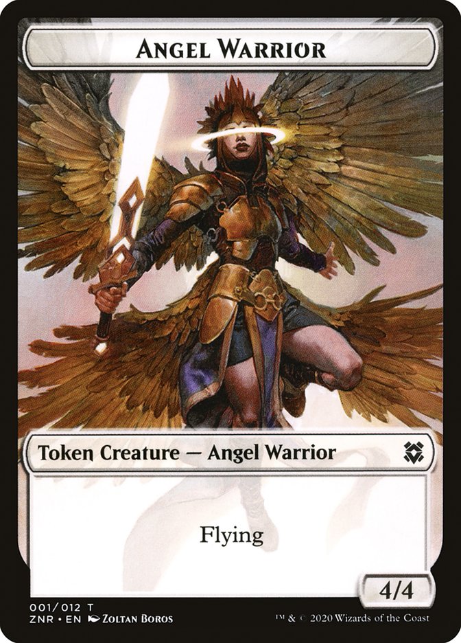 Angel Warrior Token [Zendikar Rising Tokens] | I Want That Stuff Brandon