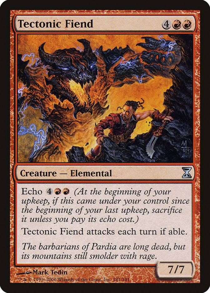 Tectonic Fiend [Time Spiral] | I Want That Stuff Brandon