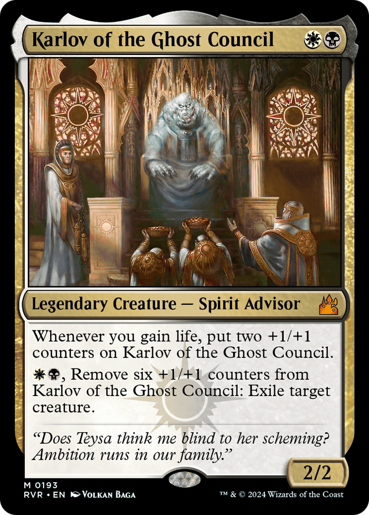 Karlov of the Ghost Council [Ravnica Remastered] | I Want That Stuff Brandon