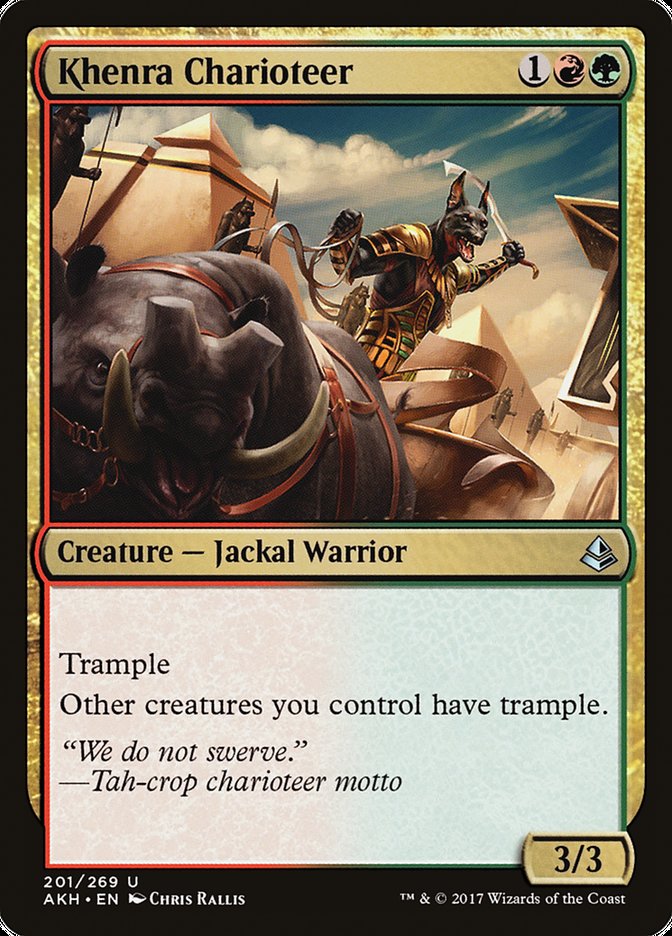 Khenra Charioteer [Amonkhet] | I Want That Stuff Brandon