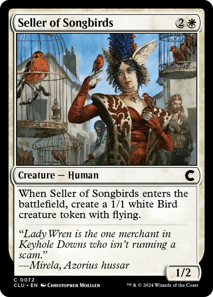 Seller of Songbirds [Ravnica: Clue Edition] | I Want That Stuff Brandon