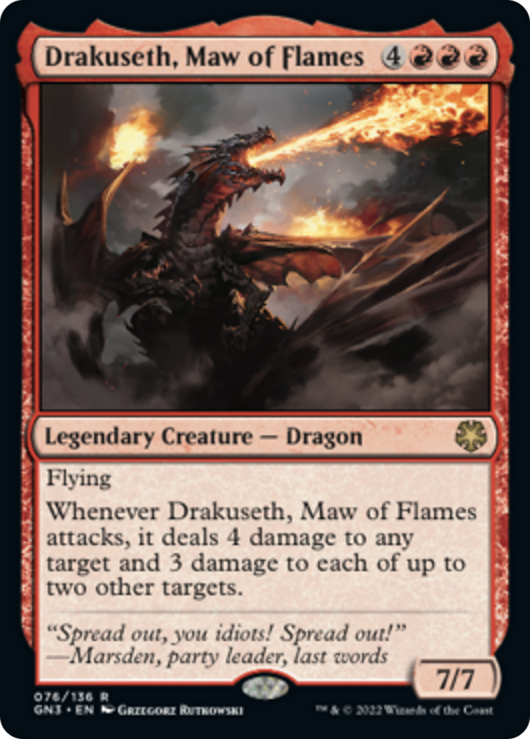 Drakuseth, Maw of Flames [Game Night: Free-for-All] | I Want That Stuff Brandon