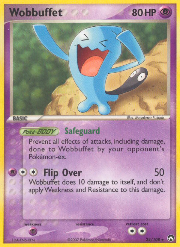 Wobbuffet (24/108) [EX: Power Keepers] | I Want That Stuff Brandon