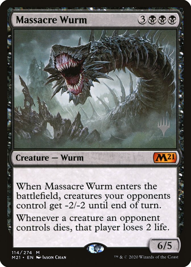 Massacre Wurm (Promo Pack) [Core Set 2021 Promos] | I Want That Stuff Brandon