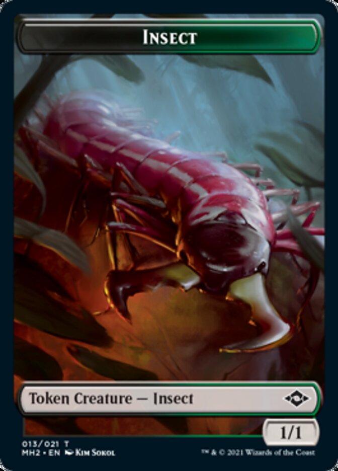 Insect // Treasure (21) Double-Sided Token [Modern Horizons 2 Tokens] | I Want That Stuff Brandon