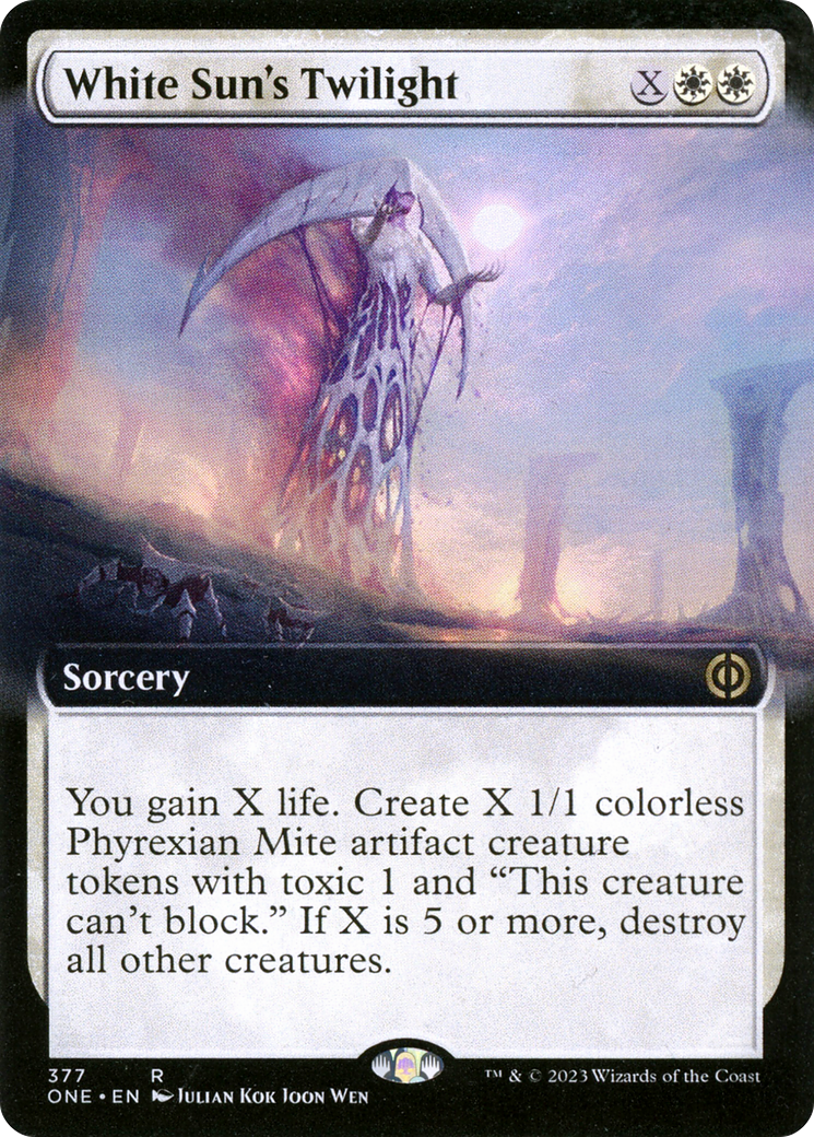 White Sun's Twilight (Extended Art) [Phyrexia: All Will Be One] | I Want That Stuff Brandon