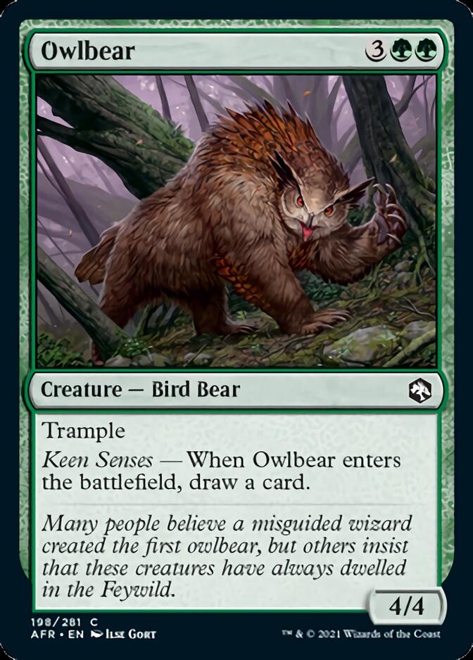 Owlbear [Dungeons & Dragons: Adventures in the Forgotten Realms] | I Want That Stuff Brandon