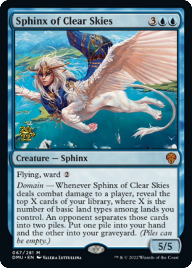 Sphinx of Clear Skies [Dominaria United Prerelease Promos] | I Want That Stuff Brandon