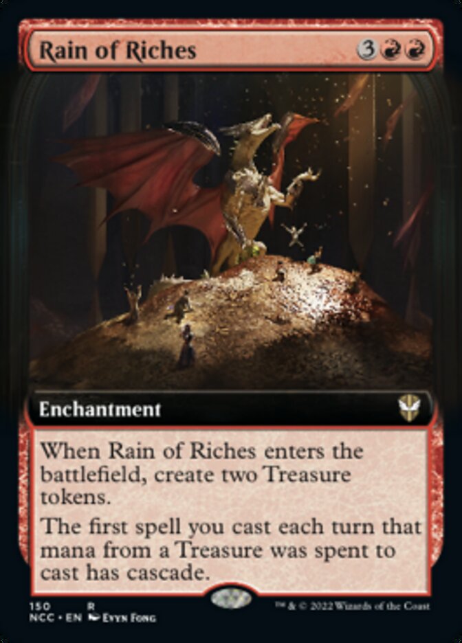 Rain of Riches (Extended Art) [Streets of New Capenna Commander] | I Want That Stuff Brandon