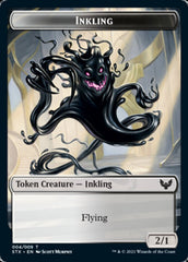 Inkling // Spirit Double-Sided Token [Strixhaven: School of Mages Tokens] | I Want That Stuff Brandon