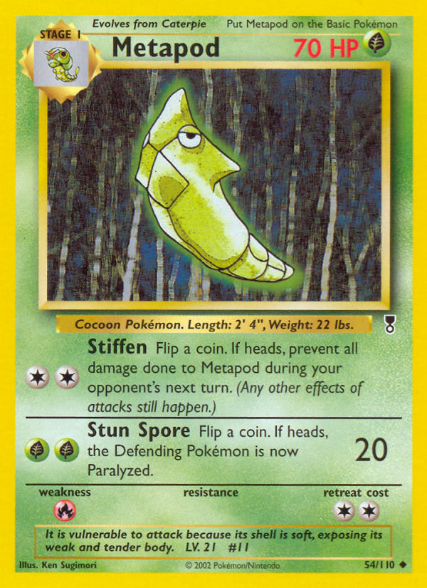 Metapod (54/110) [Legendary Collection] | I Want That Stuff Brandon