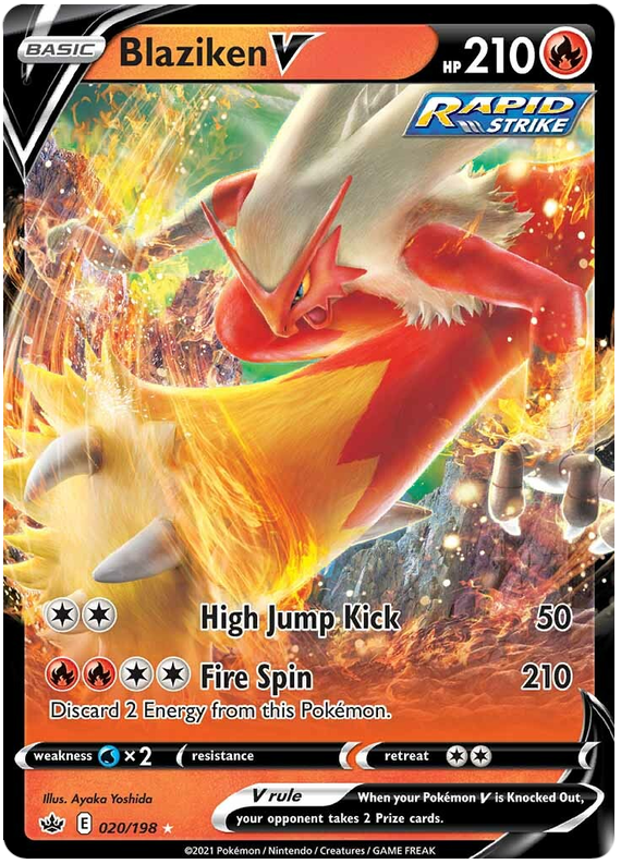 Blaziken V (020/198) [Sword & Shield: Chilling Reign] | I Want That Stuff Brandon