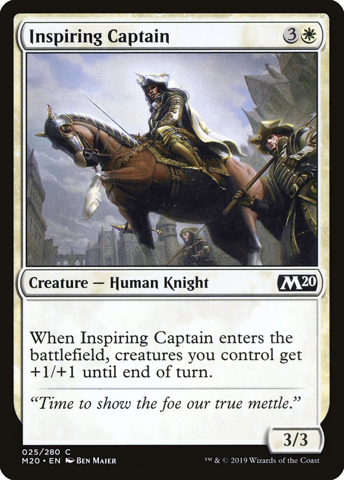 Inspiring Captain [Core Set 2020] | I Want That Stuff Brandon