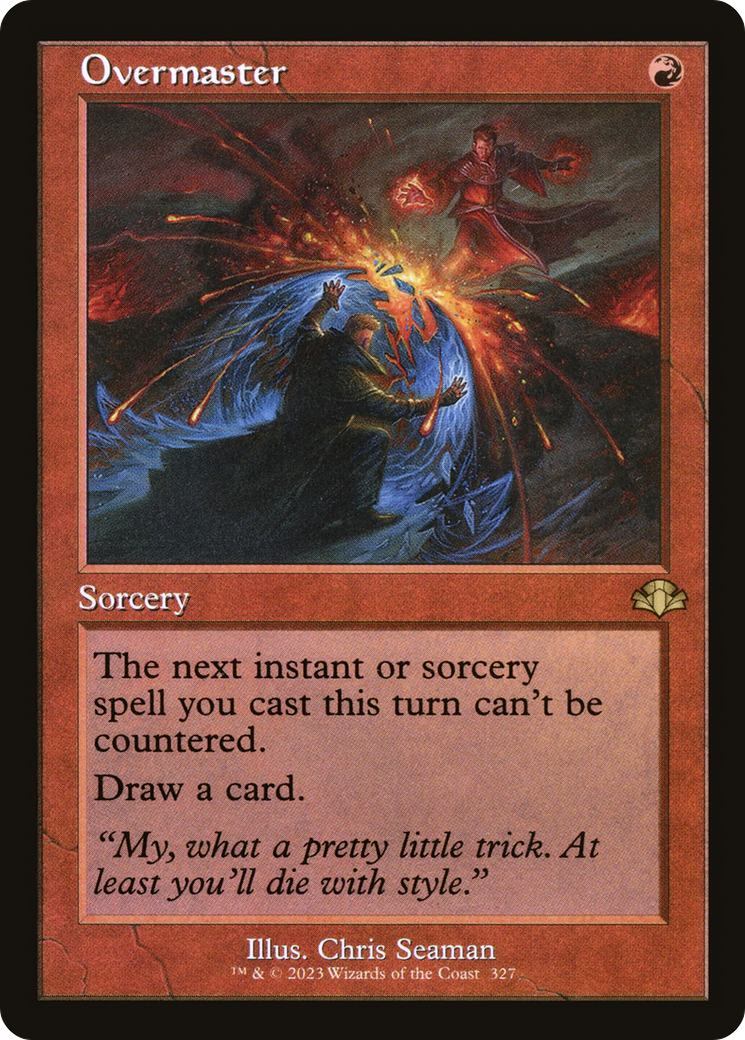 Overmaster (Retro) [Dominaria Remastered] | I Want That Stuff Brandon