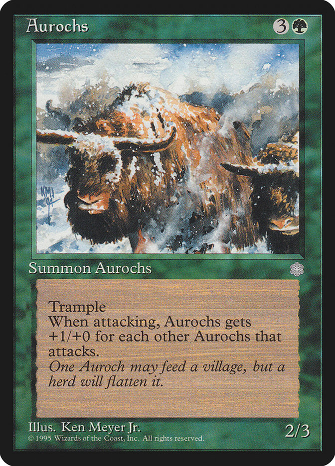 Aurochs [Ice Age] | I Want That Stuff Brandon