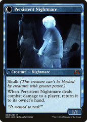 Startled Awake // Persistent Nightmare [Shadows over Innistrad Prerelease Promos] | I Want That Stuff Brandon