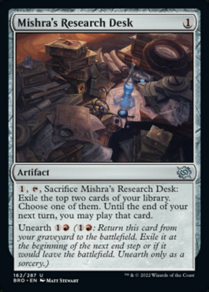 Mishra's Research Desk [The Brothers' War] | I Want That Stuff Brandon