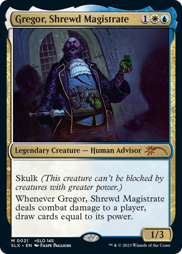 Gregor, Shrewd Magistrate [Secret Lair: Universes Within] | I Want That Stuff Brandon