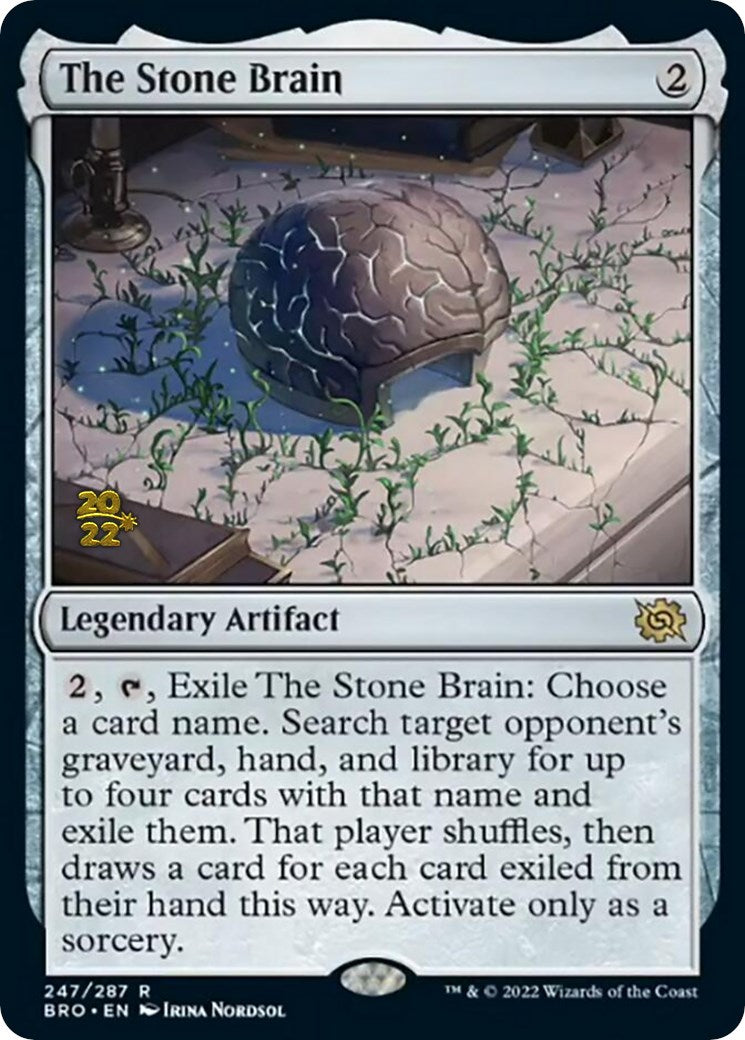 The Stone Brain [The Brothers' War Prerelease Promos] | I Want That Stuff Brandon