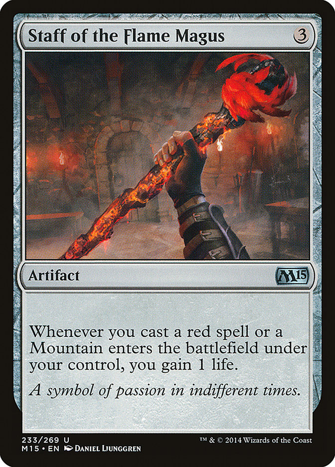 Staff of the Flame Magus [Magic 2015] | I Want That Stuff Brandon