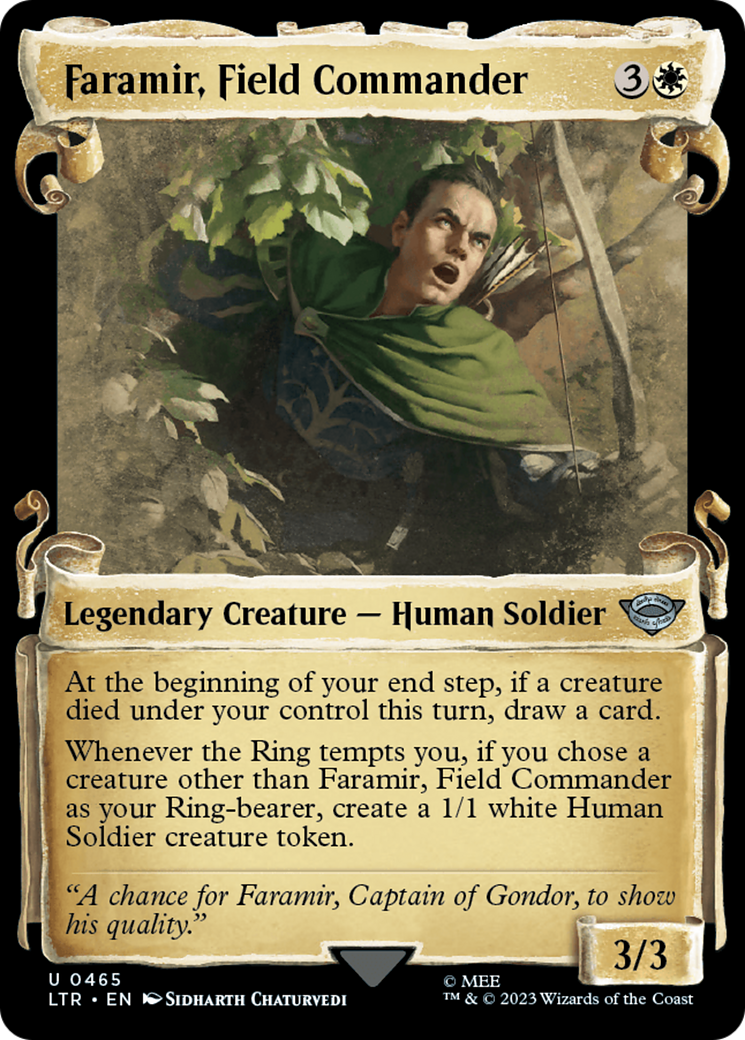 Faramir, Field Commander [The Lord of the Rings: Tales of Middle-Earth Showcase Scrolls] | I Want That Stuff Brandon