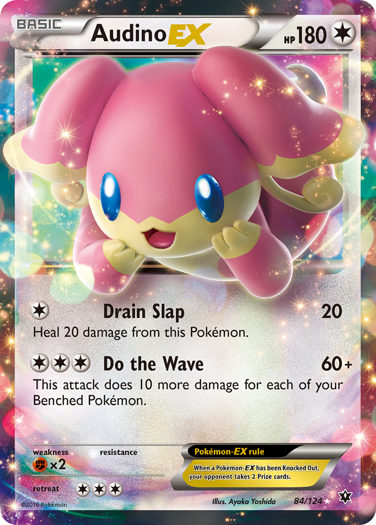 Audino EX (84/124) [XY: Fates Collide] | I Want That Stuff Brandon