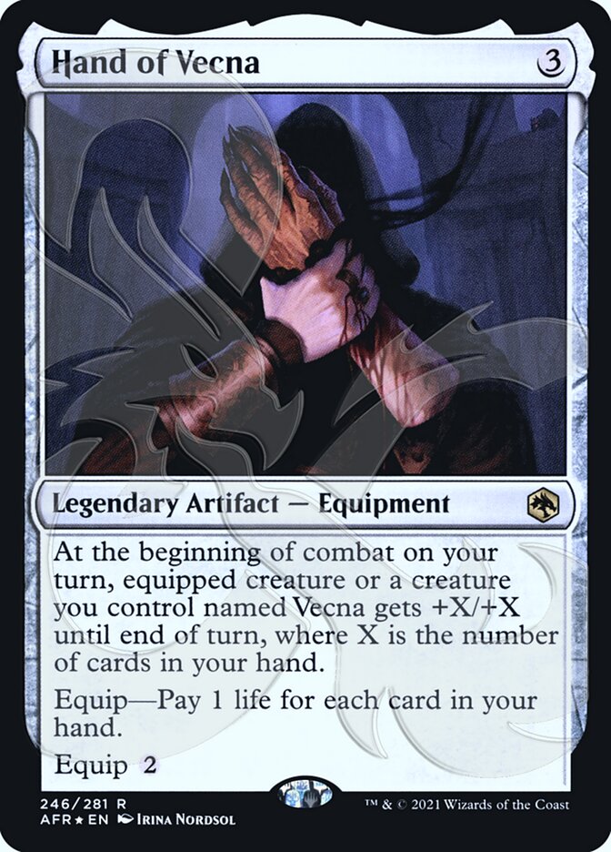 Hand of Vecna (Ampersand Promo) [Dungeons & Dragons: Adventures in the Forgotten Realms Promos] | I Want That Stuff Brandon