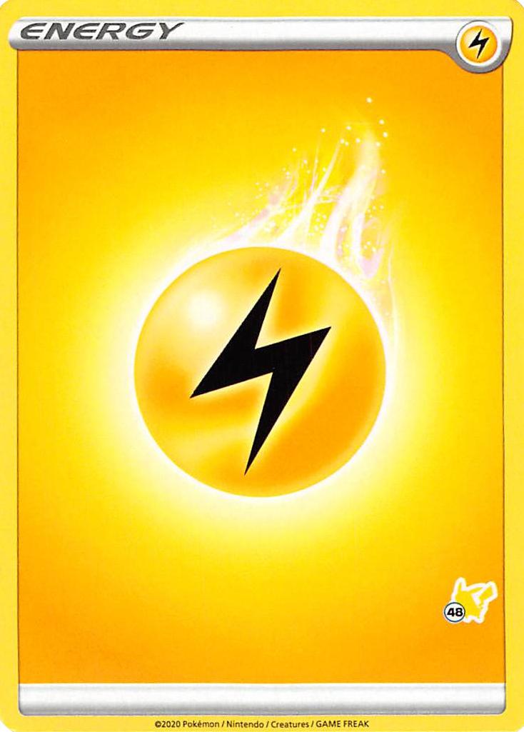 Lightning Energy (Pikachu Stamp #48) [Battle Academy 2022] | I Want That Stuff Brandon