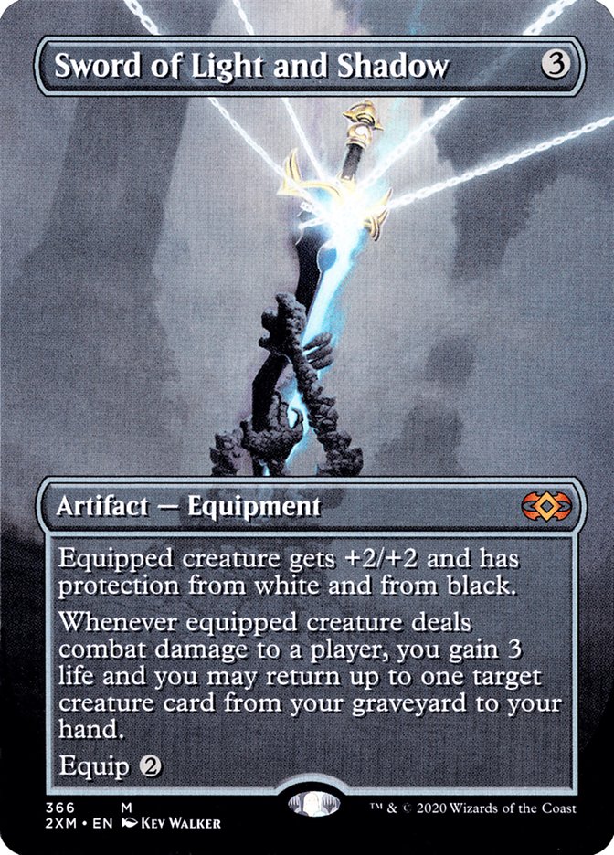Sword of Light and Shadow (Toppers) [Double Masters] | I Want That Stuff Brandon