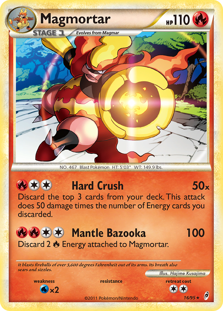 Magmortar (16/95) [HeartGold & SoulSilver: Call of Legends] | I Want That Stuff Brandon