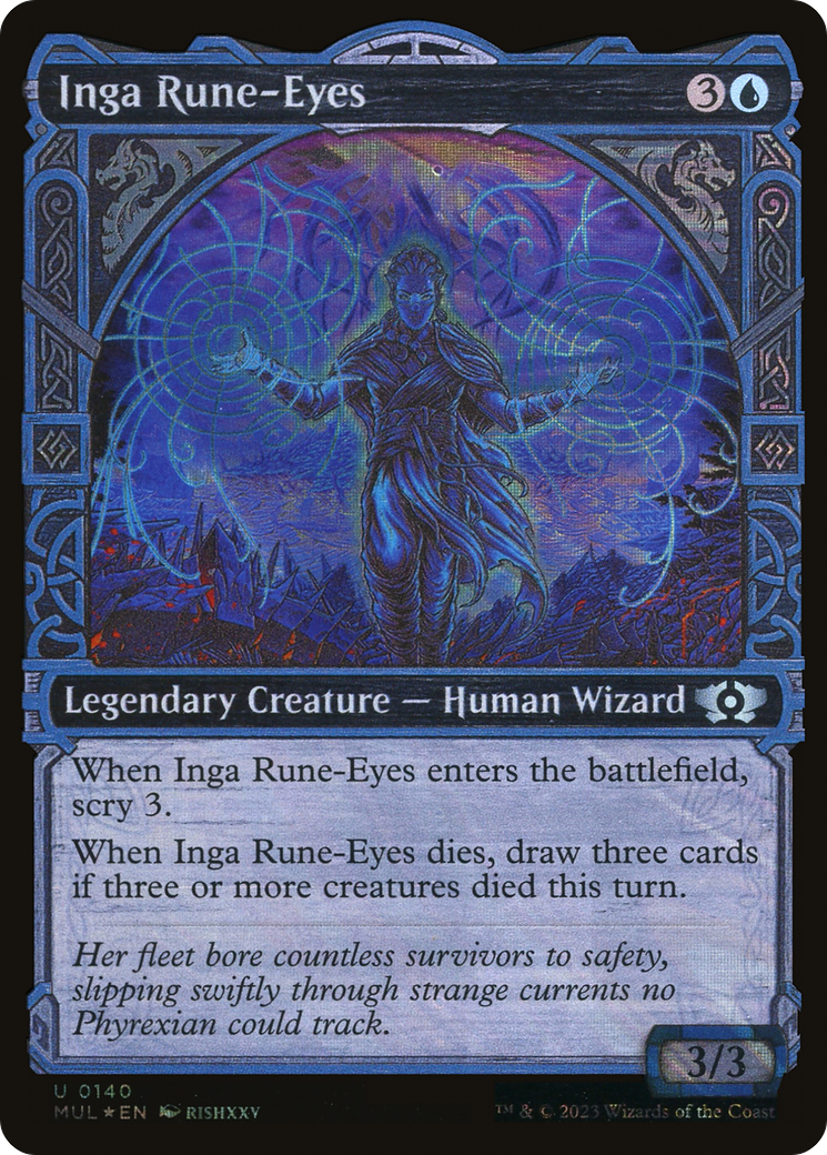 Inga Rune-Eyes (Halo Foil) [Multiverse Legends] | I Want That Stuff Brandon