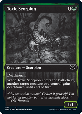 Toxic Scorpion [Innistrad: Double Feature] | I Want That Stuff Brandon