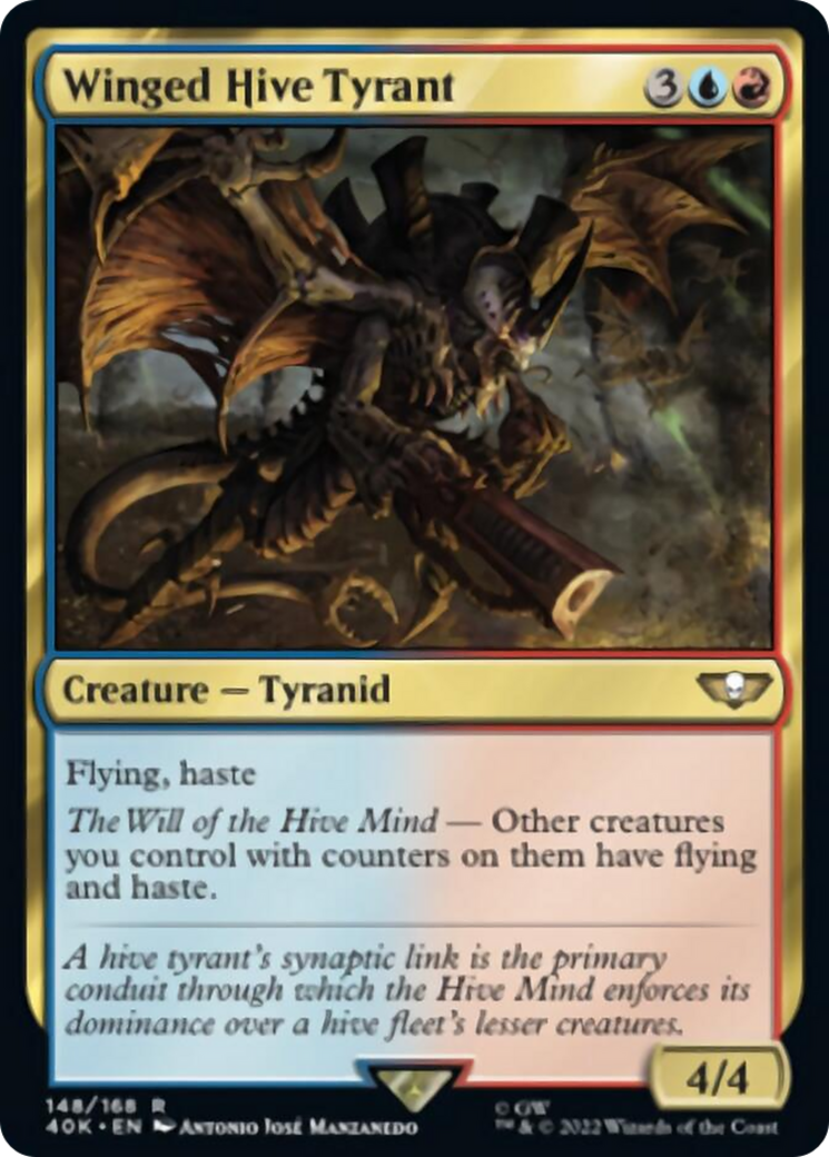 Winged Hive Tyrant (Surge Foil) [Warhammer 40,000] | I Want That Stuff Brandon