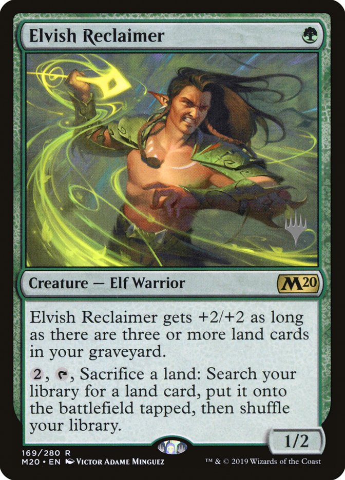 Elvish Reclaimer (Promo Pack) [Core Set 2020 Promos] | I Want That Stuff Brandon