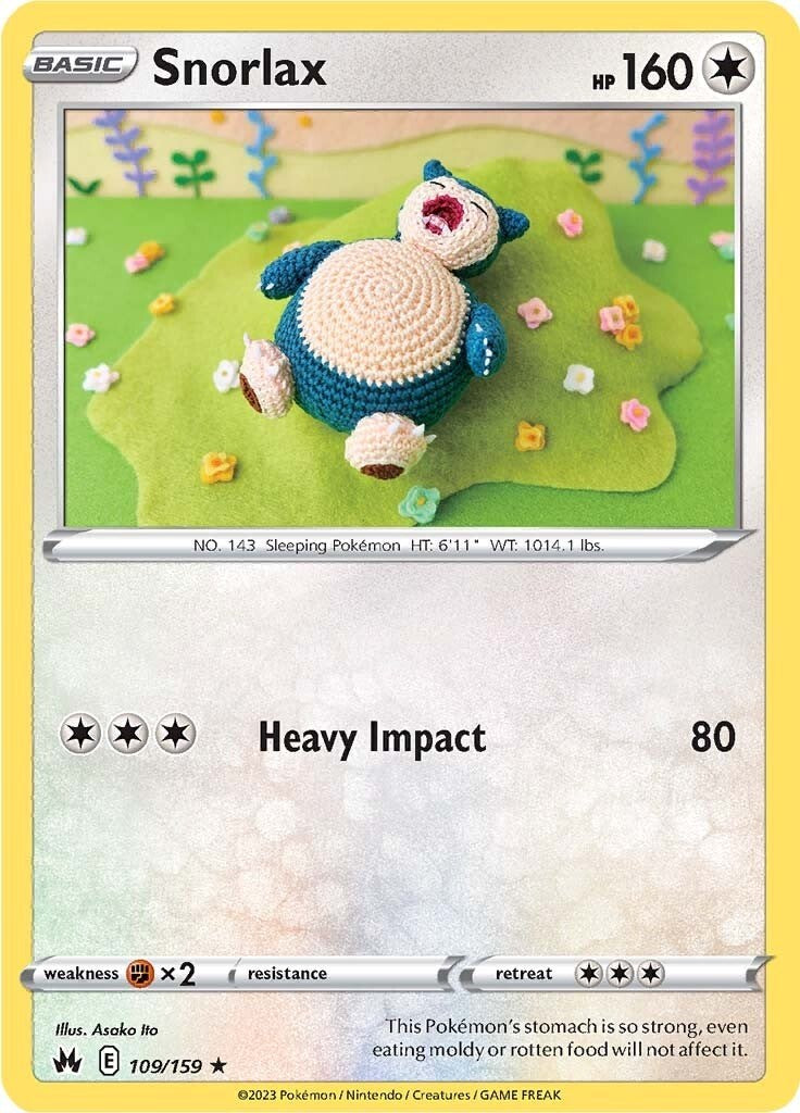 Snorlax (109/159) [Sword & Shield: Crown Zenith] | I Want That Stuff Brandon