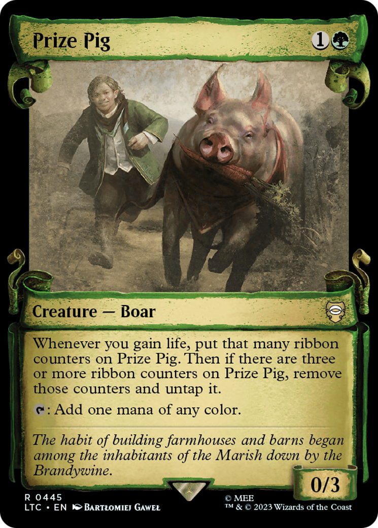 Prize Pig [The Lord of the Rings: Tales of Middle-Earth Commander Showcase Scrolls] | I Want That Stuff Brandon