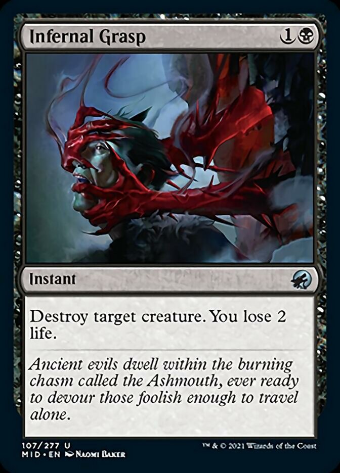 Infernal Grasp [Innistrad: Midnight Hunt] | I Want That Stuff Brandon