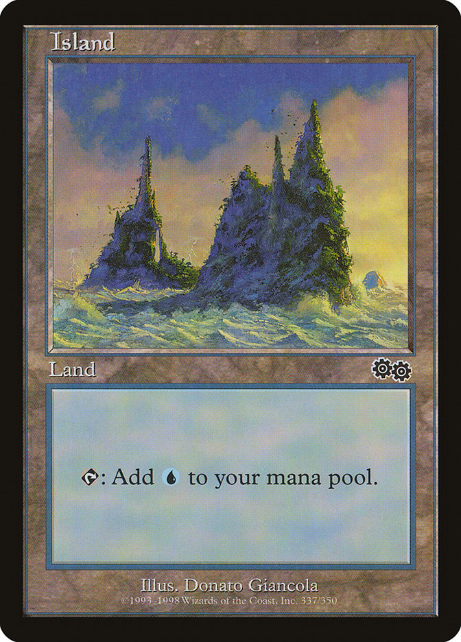 Island (337) [Urza's Saga] | I Want That Stuff Brandon