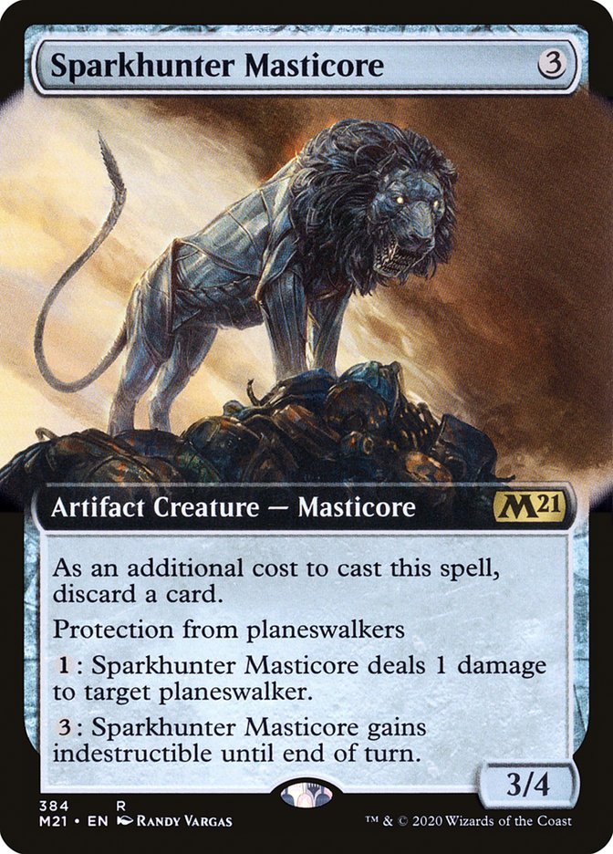 Sparkhunter Masticore (Extended Art) [Core Set 2021] | I Want That Stuff Brandon