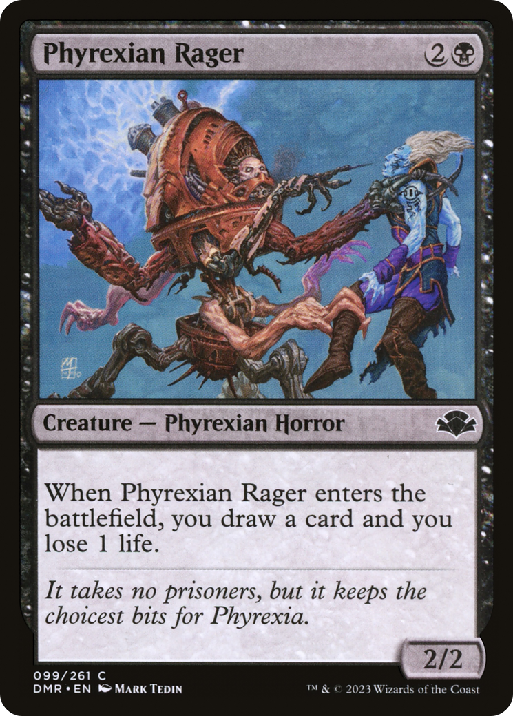 Phyrexian Rager [Dominaria Remastered] | I Want That Stuff Brandon