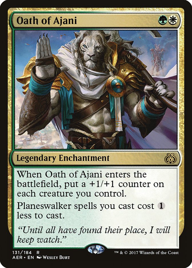 Oath of Ajani [Aether Revolt] | I Want That Stuff Brandon