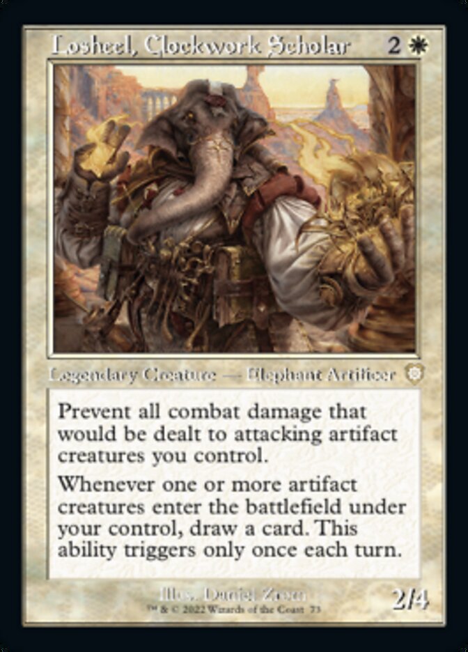 Losheel, Clockwork Scholar (Retro) [The Brothers' War Commander] | I Want That Stuff Brandon