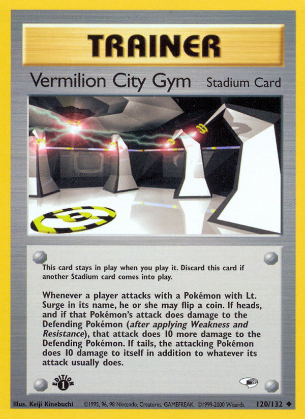 Vermilion City Gym (120/132) [Gym Heroes 1st Edition] | I Want That Stuff Brandon