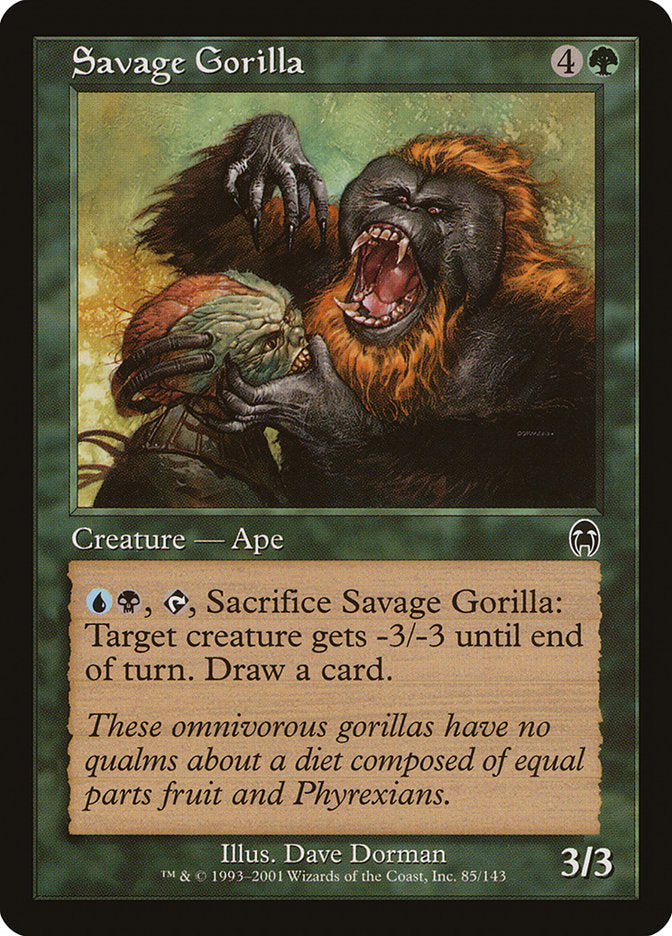 Savage Gorilla [Apocalypse] | I Want That Stuff Brandon